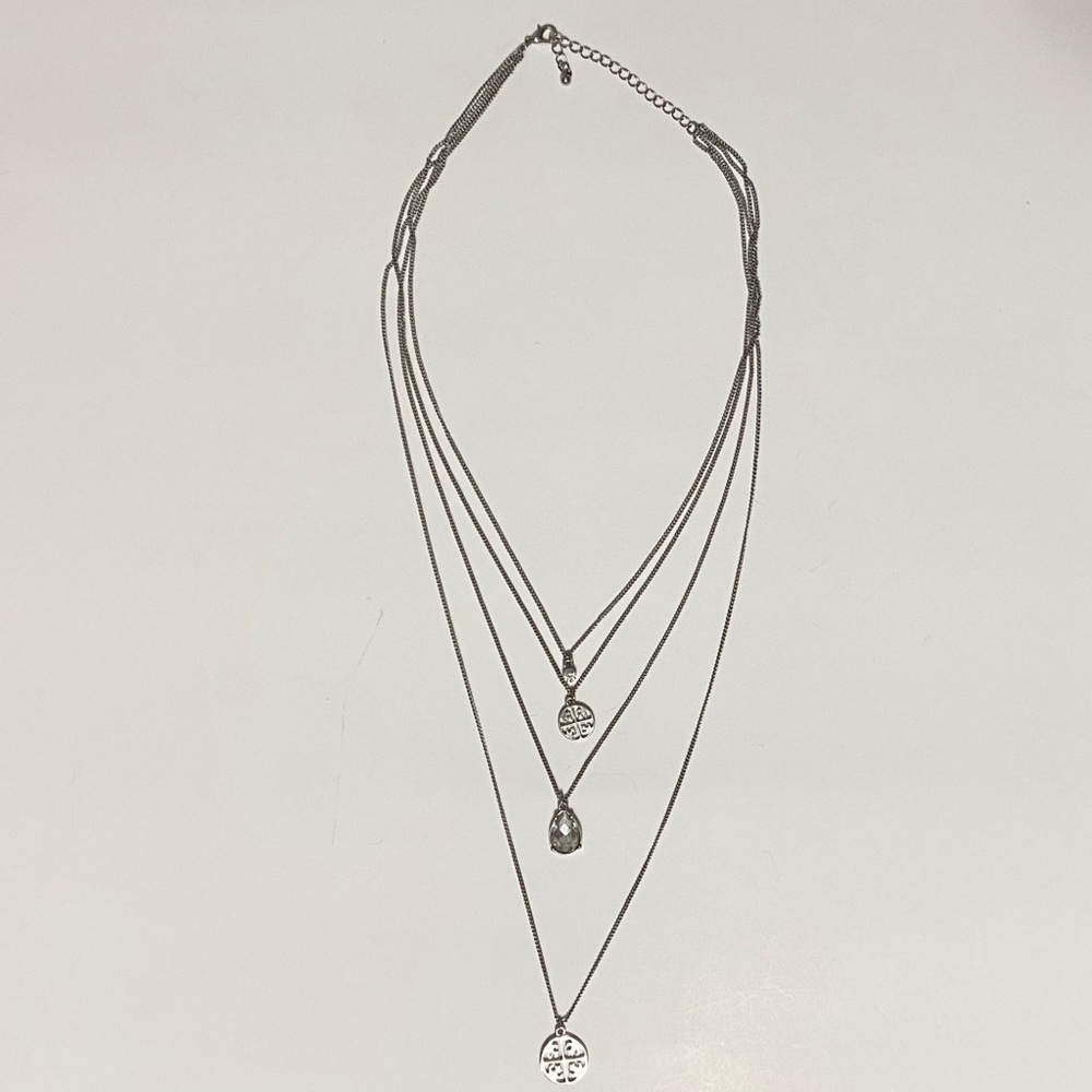 ✨2/$20 Layered Silver Necklace